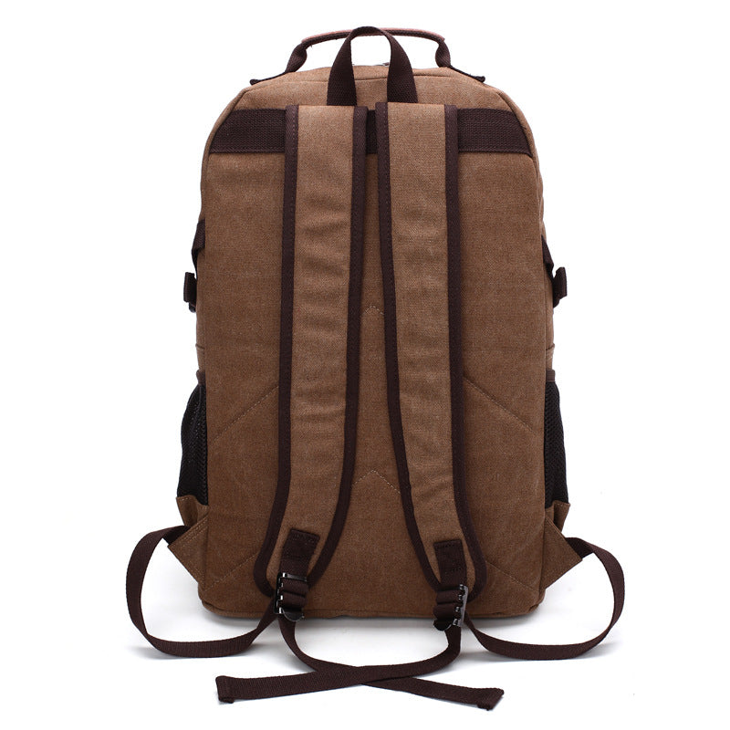 Multi-functional Large Capacity Washing Canvas Bag Student Leisure Computer Backpack Outdoor Travel Backpack