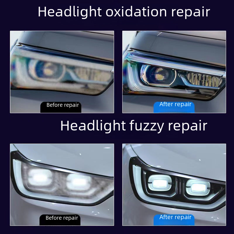 Cross-border Car Headlight Repair Solution Headlight Plating Crystal Repair Agent Car Lamp Refurbishment Agent Tool Set Plating Solution