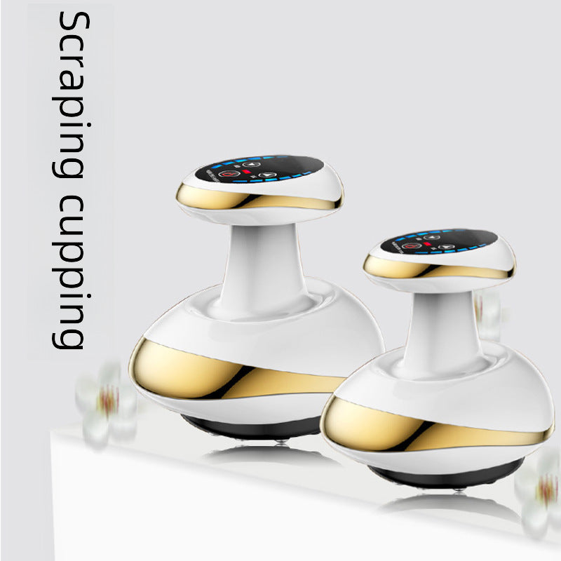 Electric Scraping Instrument Whole Body Universal Meridian Brush Household Massager Gluten Brush Cupping Device Scraping Instrument Absorbing Device