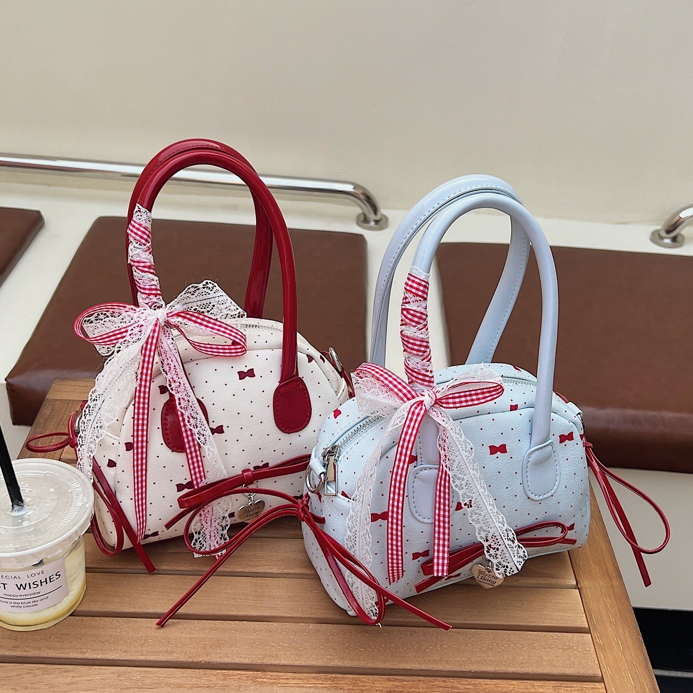Small Bags For Women New Bags Bow Handbags Shoulder Bags Crossbody Bags Semi-Circular Handbags
