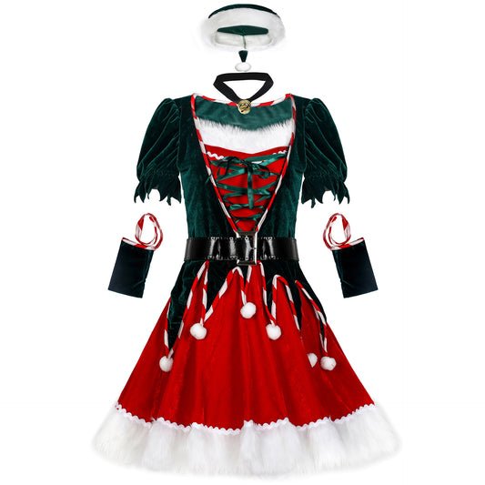 Ladies One Piece Christmas Costume