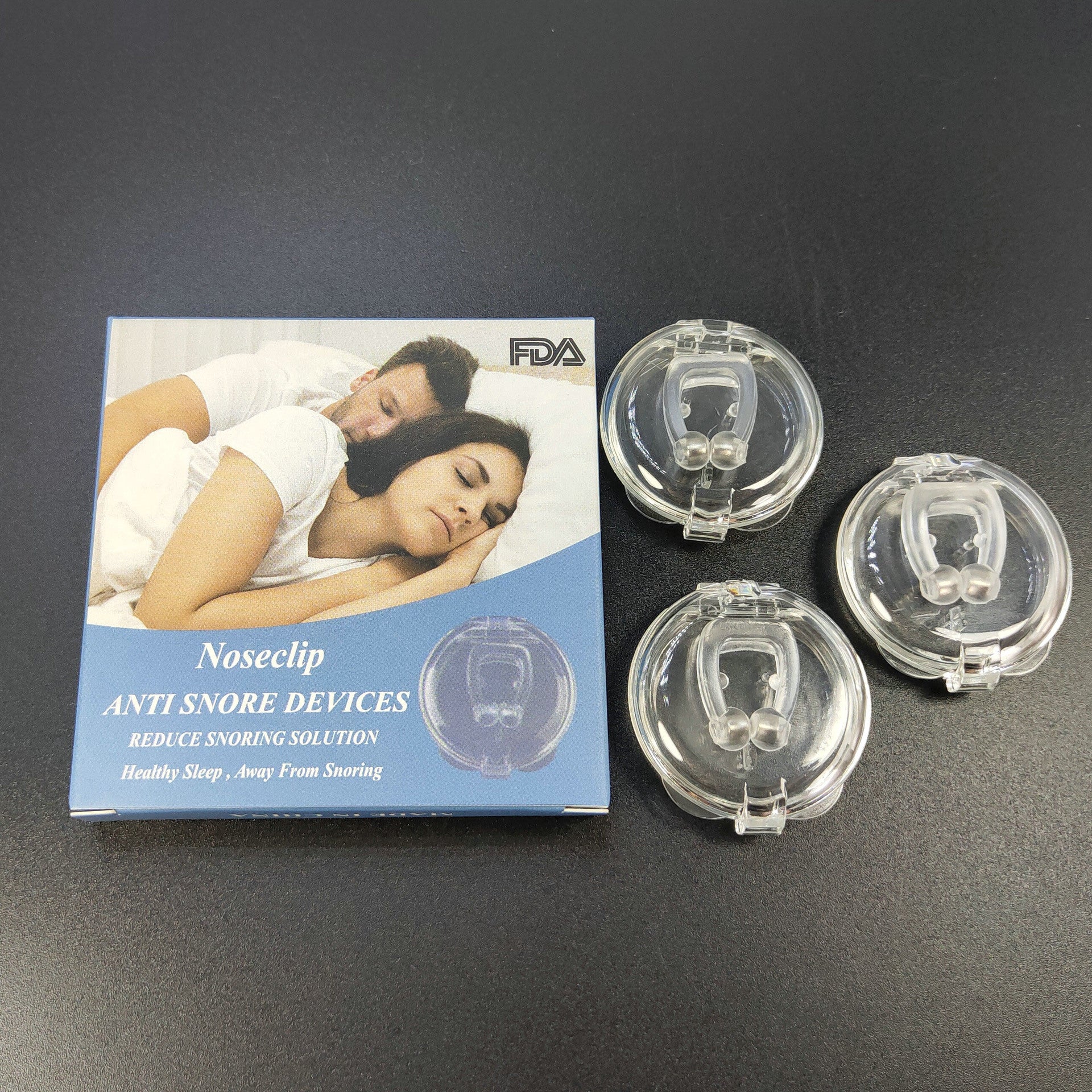 Magnetic Nose Clip Mini Anti-Snoring Device Prevents Snoring Magically