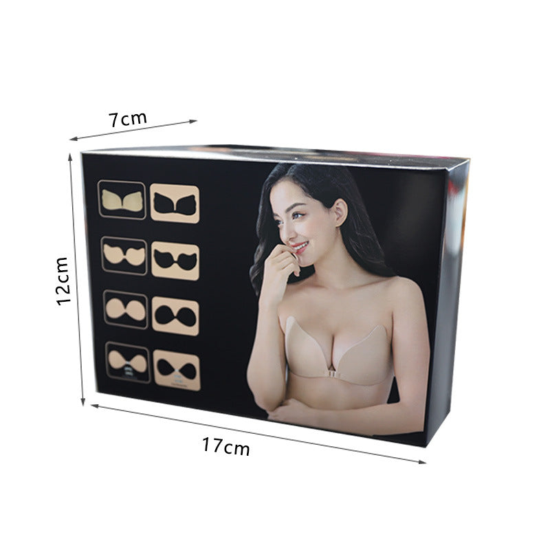 Gathering Invisible Bra Silicone Chest Sticker Thickened Strapless Underwear.