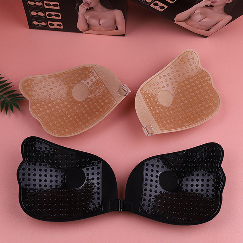 Gathering Invisible Bra Silicone Chest Sticker Thickened Strapless Underwear.