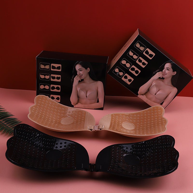 Gathering Invisible Bra Silicone Chest Sticker Thickened Strapless Underwear.