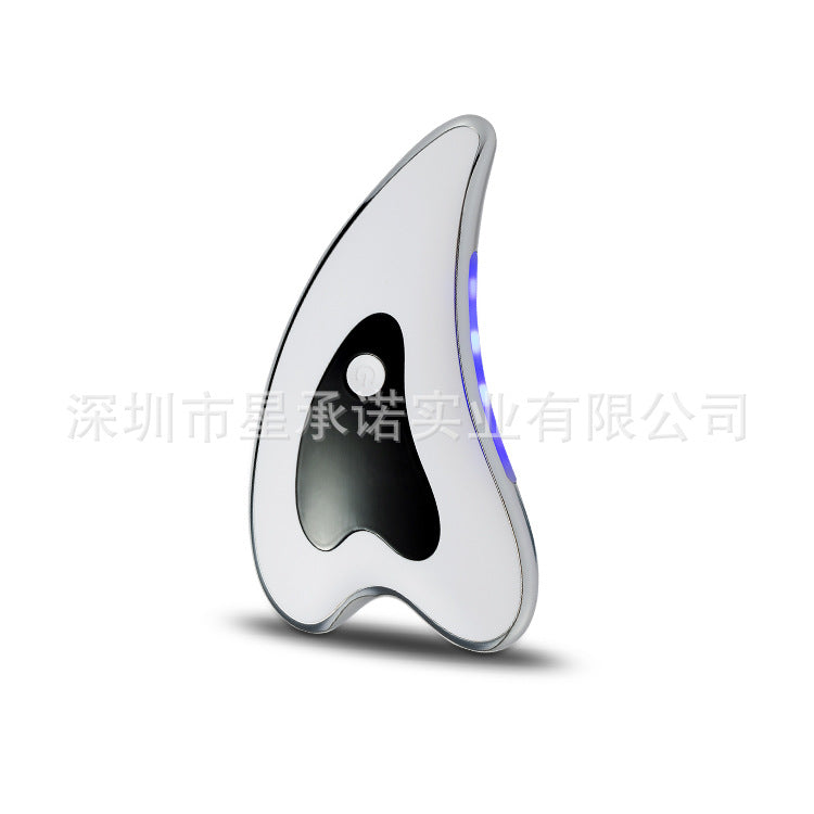 Facial Vibration Massage Introduction Instrument, Facial Scraping Instrument, Neck Massager, Electric Beauty Instrument, Scraping Board