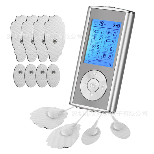 8 Modes TENS Physiotherapy Instrument EMS Cross-border Amazon Charging Mini Low Frequency Meridian Acupuncture Acupoint Massager