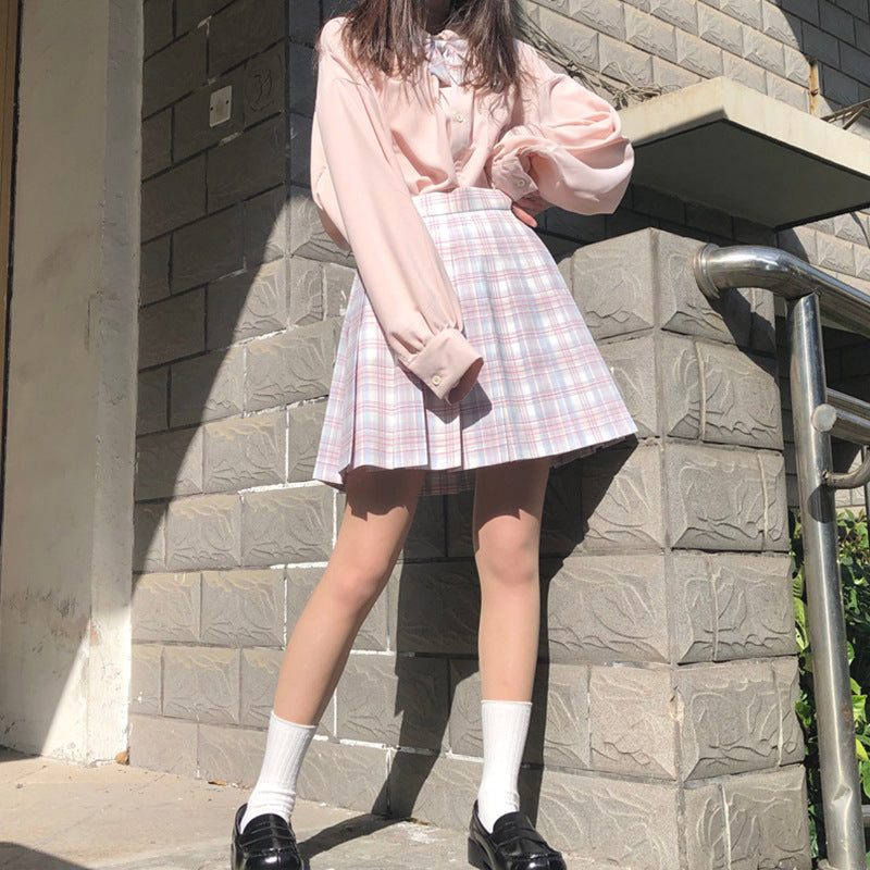 Pleated Skirt JK Uniform Skirt Japanese Autumn And Winter School For College Style High Waist Short Skirt Cute Female Student School Uniform Skirt