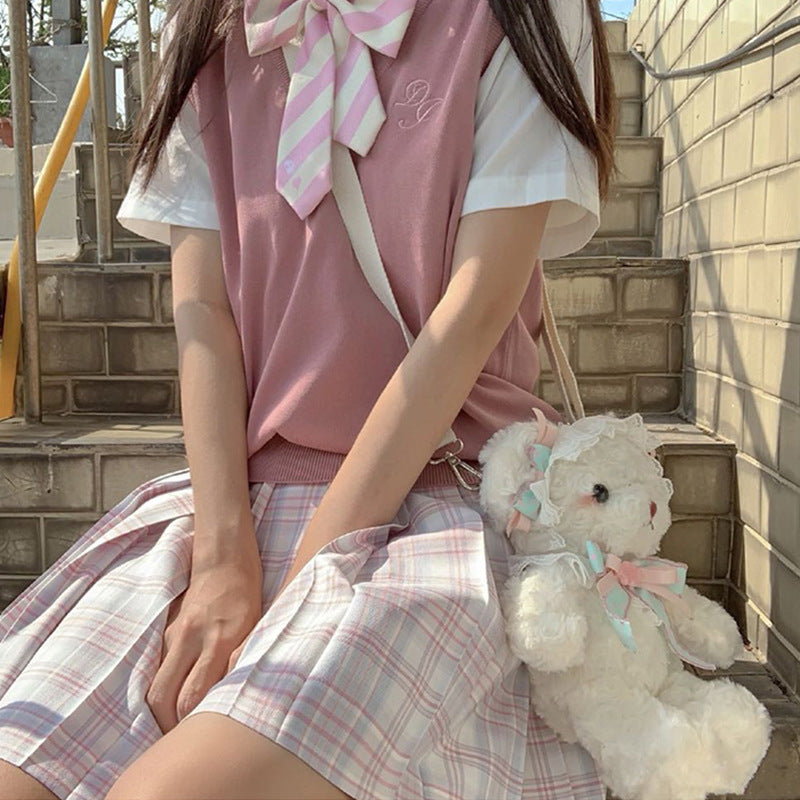 Pleated Skirt JK Uniform Skirt Japanese Autumn And Winter School For College Style High Waist Short Skirt Cute Female Student School Uniform Skirt