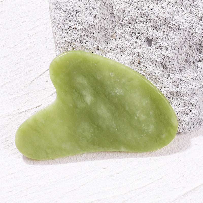 Jade Scraping Board Powder Crystal Scraping Board Facial  Scraping Tablet Heart-shaped Massage Scraping Board Scraping Board