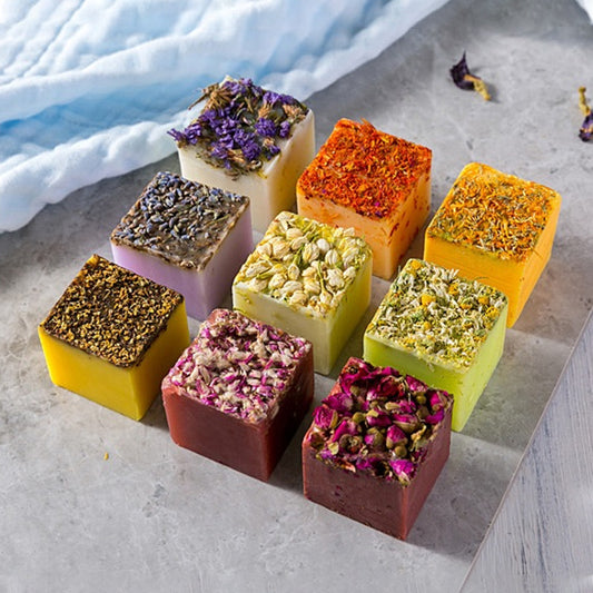 Rose Vegetable Oil Soap Women&#039;s Cleansing Dried Flower Soap Moisturizing Bath Soap Hand Gift Handmade Soap