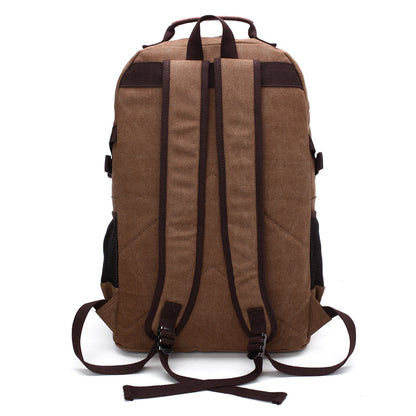 Multi-functional Large Capacity Washing Canvas Bag Student Leisure Computer Backpack Outdoor Travel Backpack