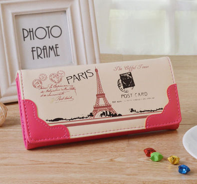 New women&#039;s wallet color printing fashion wallet card wallet