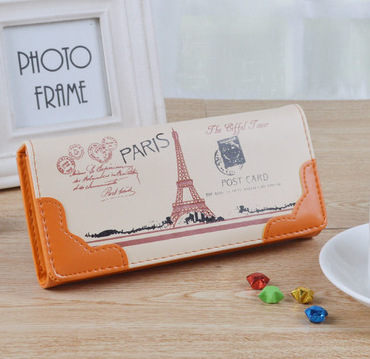 New women&#039;s wallet color printing fashion wallet card wallet