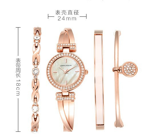 Factory Direct Sales Network Explosion K Watch Annie Four-piece Suit Bracelet Women