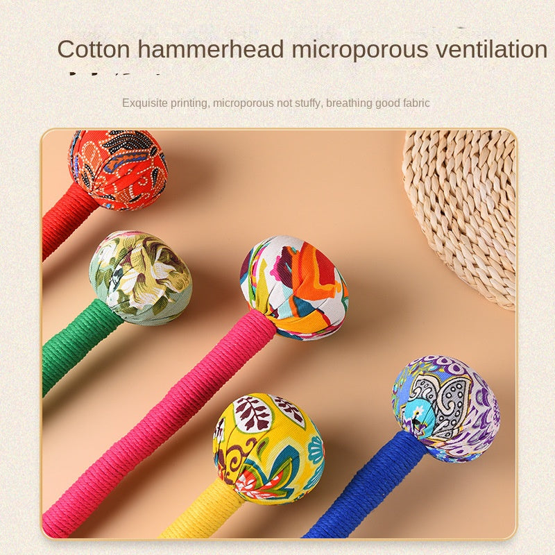 Mugwort Hammer Meridian Massage Hammer Moxibustion Hammer Rapping Hammer Cervical Spine Flapping Artifact Body Massage Hammer Mugwort Health Hammer