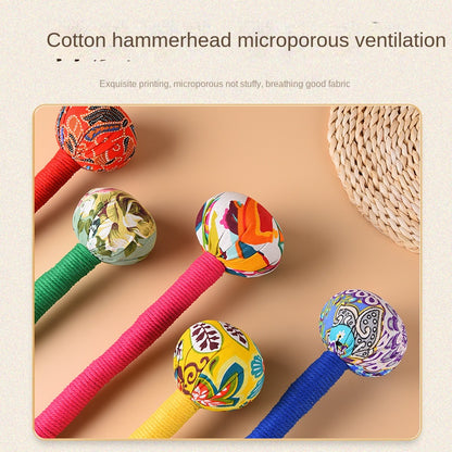 Mugwort Hammer Meridian Massage Hammer Moxibustion Hammer Rapping Hammer Cervical Spine Flapping Artifact Body Massage Hammer Mugwort Health Hammer