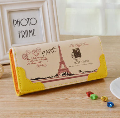New women&#039;s wallet color printing fashion wallet card wallet