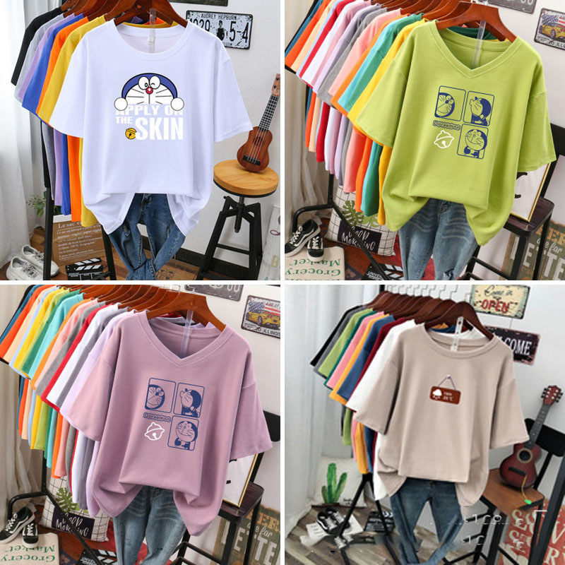 Foreign Trade Inventory Women&#039;s Summer New Style Hedging Ladies Short-sleeved T-shirt Wholesale Tail Goods Clearance Stall 1688 Clothing