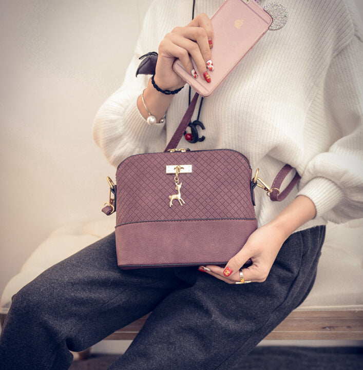 Omen Messenger Bags Fashion Mini Bag With Deer Toy Shell Shape Bag Women Shoulder Bags handbag