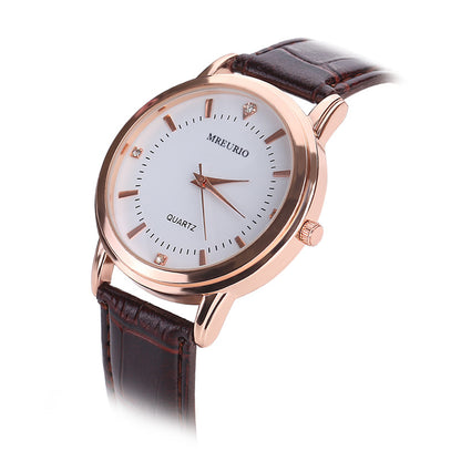 Live Explosive Couple Watch Quartz Watch Belt Ladies Men&#039;s Watch Women&#039;s Men&#039;s Casual Factory Direct Wholesale