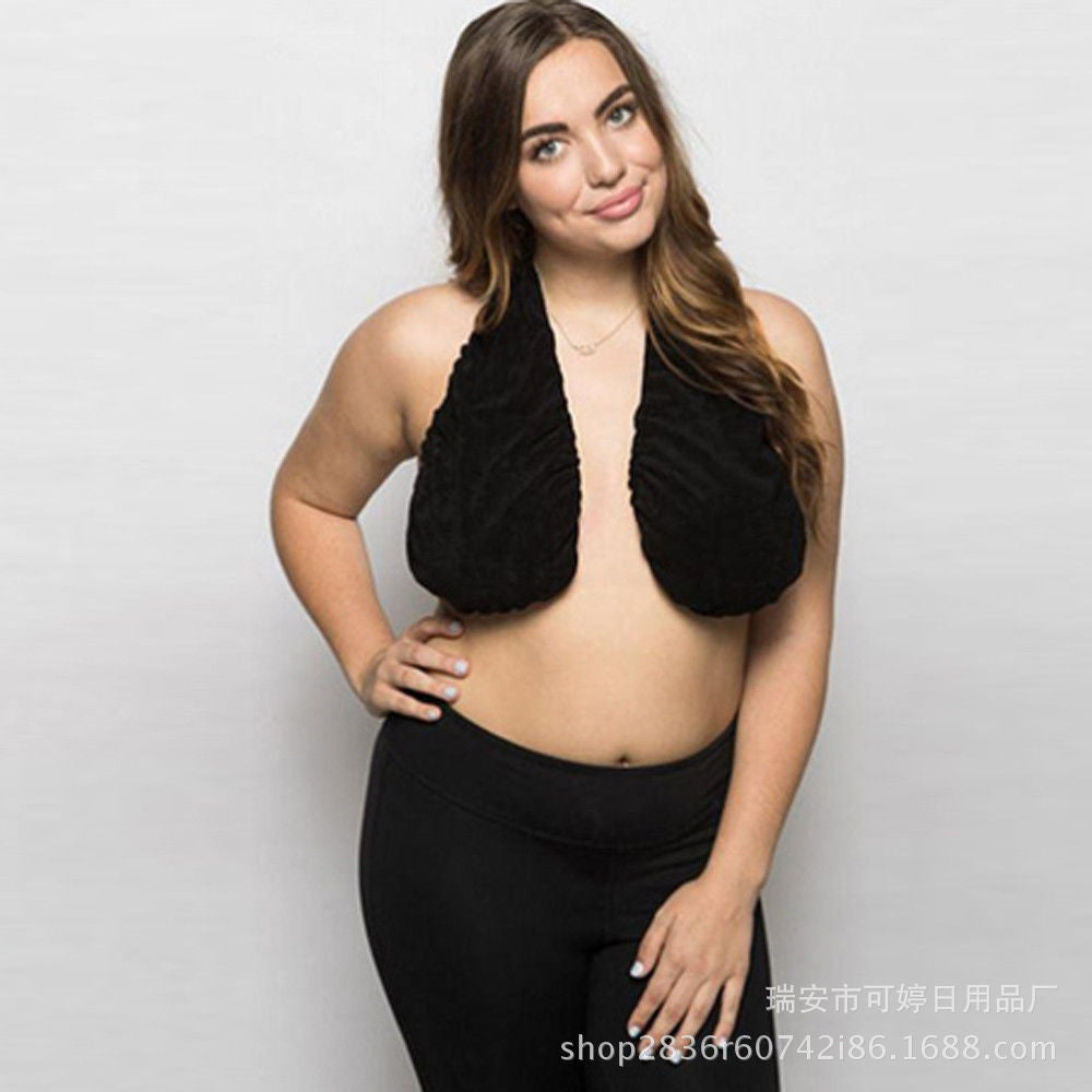 Ebay Amazon Hot Towel Bra Bath Towel Hanging Neck Wrap Chest Big Breast Hanging Neck Breastfeeding Towel Bra AliExpress