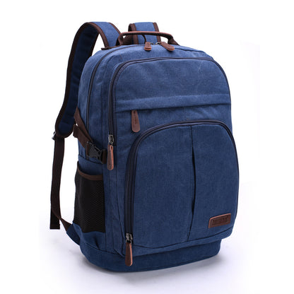 Multi-functional Large Capacity Washing Canvas Bag Student Leisure Computer Backpack Outdoor Travel Backpack