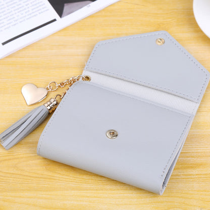 Factory Direct Sale Women&#039;s Wallet Cute Student Tassel Pendant Tide Help Wallet Wallet Coin Purse
