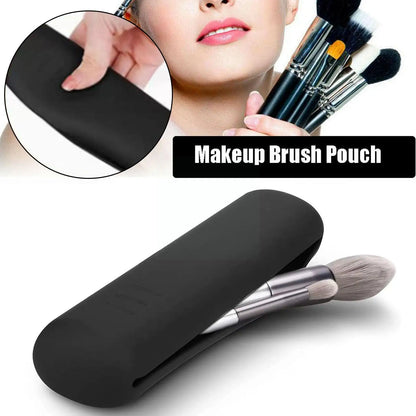 Makeup Bag Makeup Brush Pouch Cosmetic Organizer Travel Holder Storage Brush Case Brush Makeup Bag Pouch Silicon Makeup S7V3