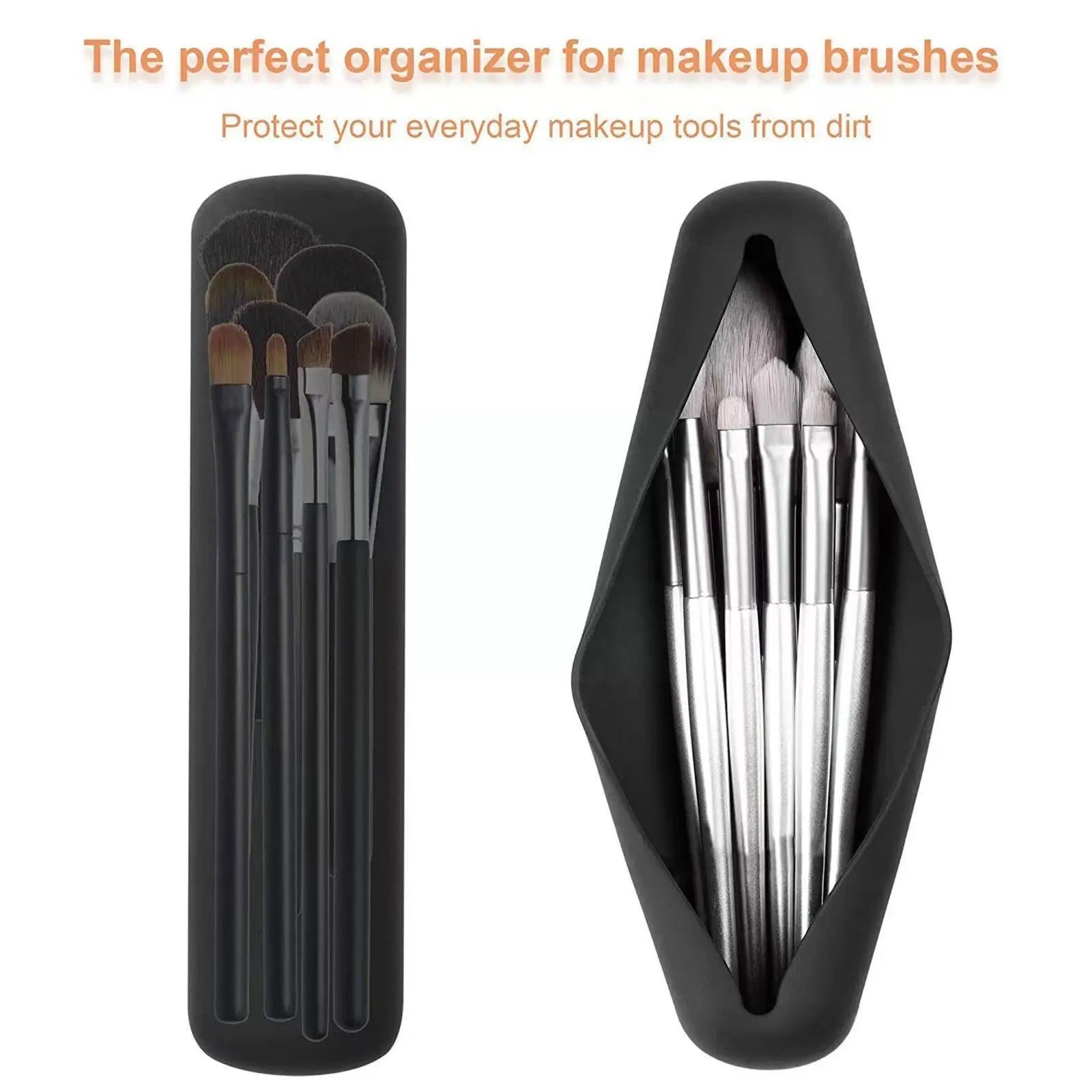 Makeup Bag Makeup Brush Pouch Cosmetic Organizer Travel Holder Storage Brush Case Brush Makeup Bag Pouch Silicon Makeup S7V3