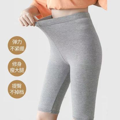 Modal Cropped Pants Five-point Shorts Safety Pants Women&#039;s Anti-running Stretch High Waist Leggings Summer Thin New Trend