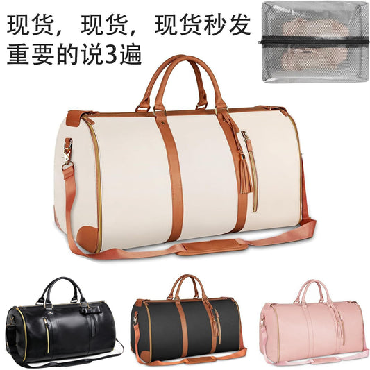 In Stock Large Capacity Suit Bag 2024 New Fashion Casual Luggage Bag Women&#039;s All-match High-end Texture Portable Travel