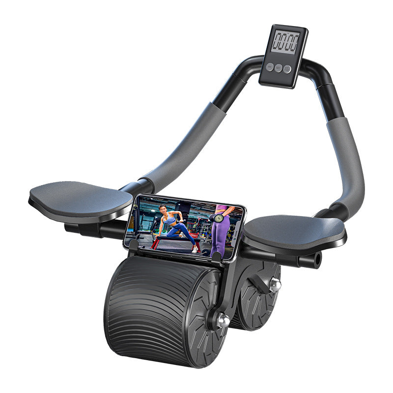 Abdominal Wheel Automatic Rebound Men&#039;s And Women&#039;s Household Elbow Support Roller Fitness Equipment Abdominal Tinker Abdominal Roll Exercise Abdominal Muscle Training Artifact
