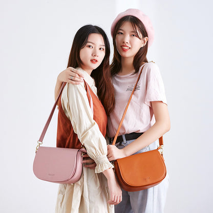 Spring Shoulder Messenger Bag Fashionable Simple Niche Design PU Korean Style Underarm Bag Women&#039;s Messenger Bag