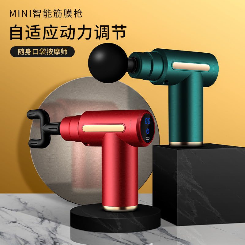 Fascia Gun Muscle Relaxation Massager Smart Mini Vibration Impact Gun Portable Pocket Electric Full Body Massage Gun