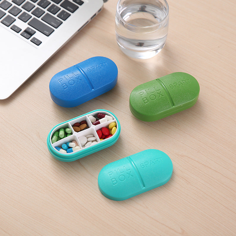 Dispensing Pill Box Sealed Portable