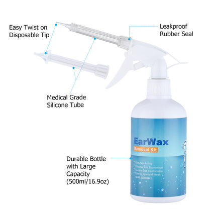 Cross-border Amazon Ear Washing Set Ear Washing Device Tool Set 500ml Ear Washing Artifact Wholesale