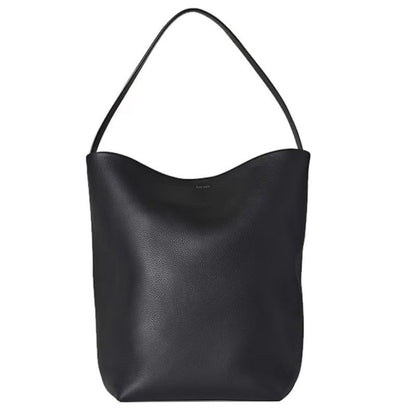 The Row Bucket Bag Genuine Leather Large Capacity Tote Bag European And American Fashion Shoulder Casual Women&#039;s Bag