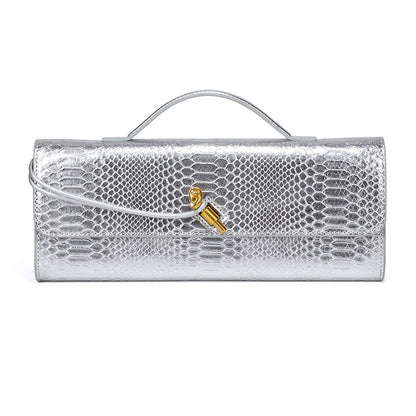 Women&#039;s Evening Bag In Hand Retro Stone Pattern Chinese Baguette Bag Organ All-match Single Shoulder Oblique