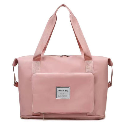 Women&#039;s Folding Portable Large Capacity Short-distance Travel Duffel Bag Storage Bag For Swimming Yoga Fitness Bag