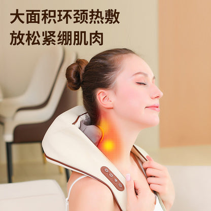 New Shoulder And Neck Massager Trapezius Muscle Home Kneading Massager Cross-border Wholesale Cervical Massage Shawl