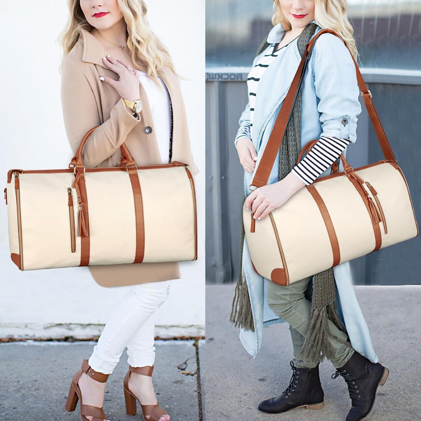 In Stock Large Capacity Suit Bag 2024 New Fashion Casual Luggage Bag Women&#039;s All-match High-end Texture Portable Travel