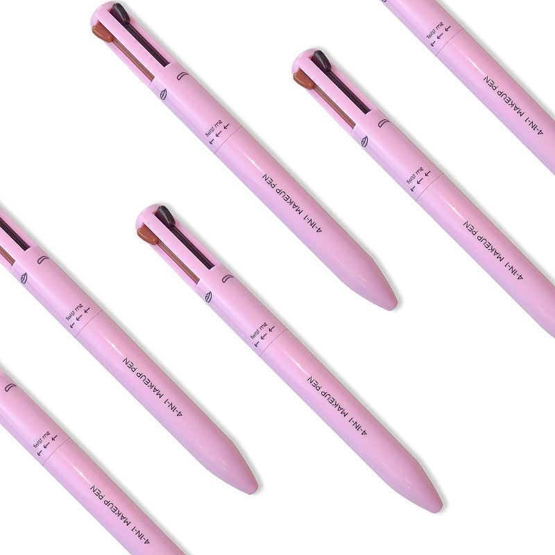 Four In One Makeup Pen 4in 1makeup Pen 4 Color Four Color High Gloss Lip Liner Eyeliner Eyebrow Pencil 4in1makeuppen