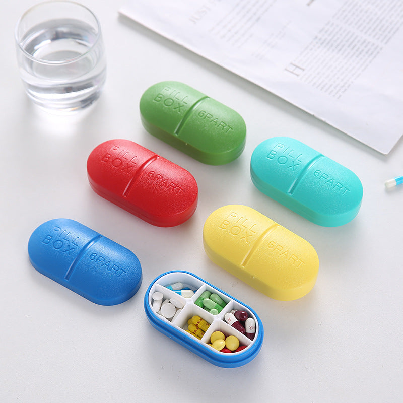 Dispensing Pill Box Sealed Portable