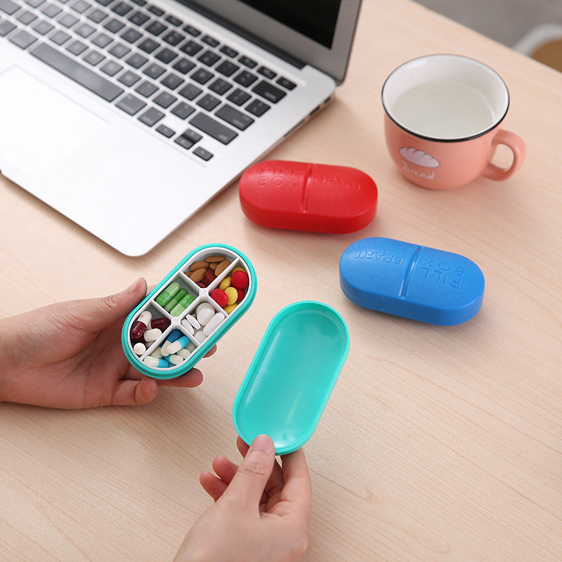 Dispensing Pill Box Sealed Portable
