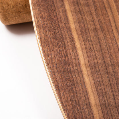 New North American Walnut Skin Fish-shaped Balance Board Wooden Fitness Board Ski Yoga Training Balance Board Bending Board