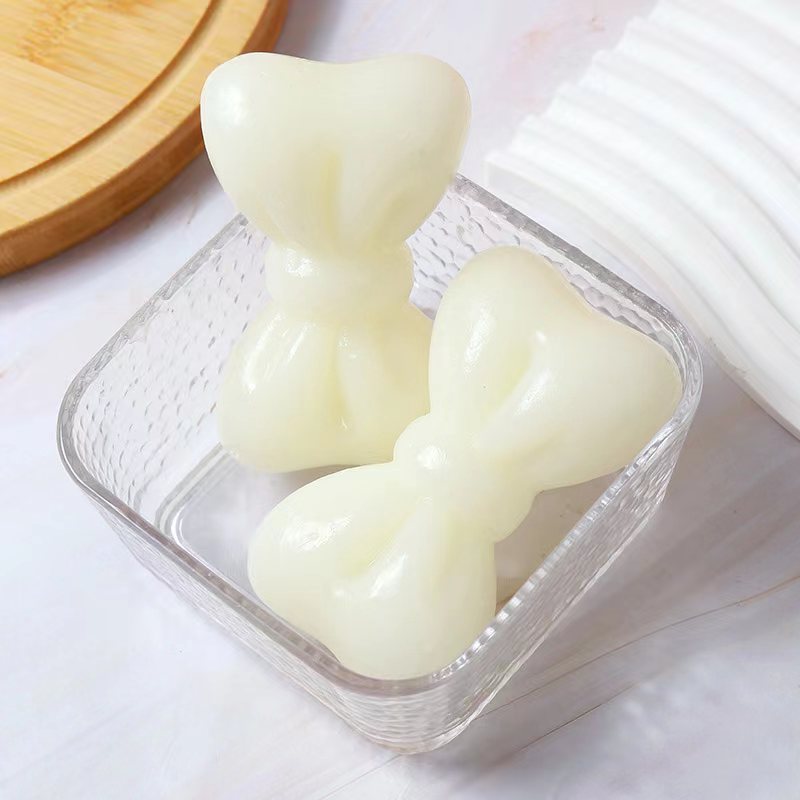Bow Soap Handmade Soap Suet Soap Leave Fragrance Soap Creative Milk Soap Rose Face Bath Soap Cleaning Hand Gift