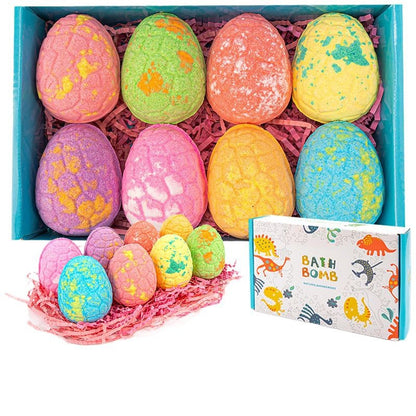 Amazon In Stock Dinosaur Egg Bath Salt Ball Children&#039;s Toy Bath Ball Essential Oil Explosion Salt Bath Ball Aromatherapy Bubble Bomb
