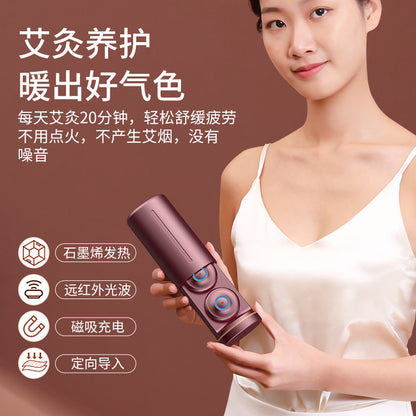 Graphene Moxibustion Household Smokeless Instrument Uterine Cold Physiotherapy Fumigator Portable Moxibustion Box Whole Body Portable Moxibustion Instrument