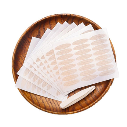 Water Ready-to-stick Lace Double Eyelid Stickers Invisible Mesh Natural Beauty Stickers Olive Glue-free Lasting Styling